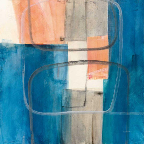 Passage II v2 Gold Ornate Wood Framed Art Print with Double Matting by Schick, Mike