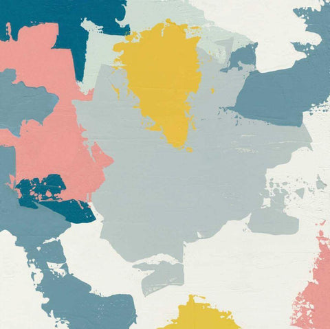 Happy I Black Ornate Wood Framed Art Print with Double Matting by Hershey, Moira