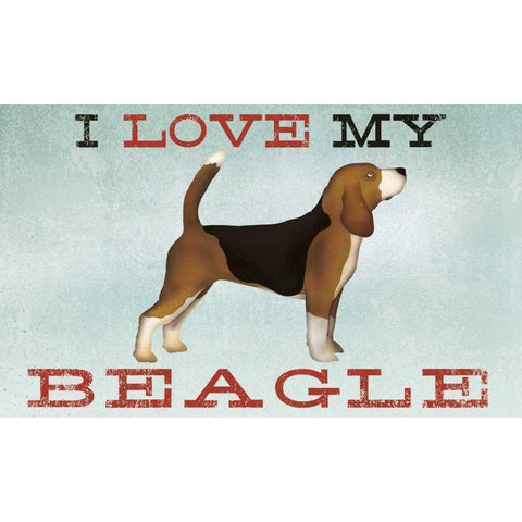 Beagle Canoe Co v3 Black Modern Wood Framed Art Print with Double Matting by Fowler, Ryan