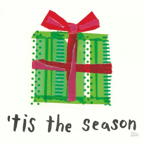 Joyful Season III Black Modern Wood Framed Art Print by Averinos, Melissa