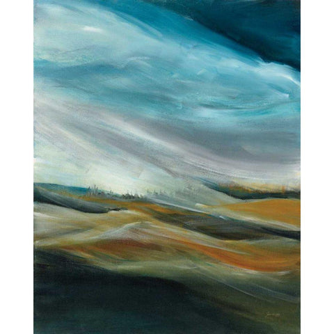 Sand Storm Black Modern Wood Framed Art Print with Double Matting by Griggs, Jan