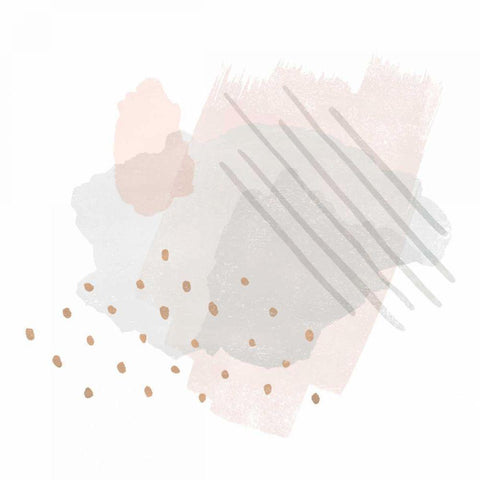 Lovely Blush I Gold Ornate Wood Framed Art Print with Double Matting by Hershey, Moira