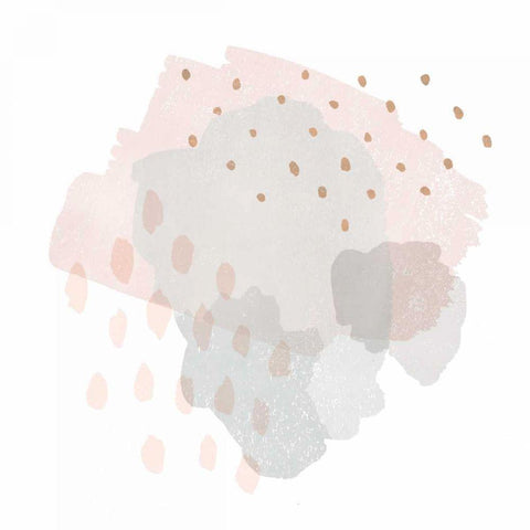 Lovely Blush II Black Modern Wood Framed Art Print with Double Matting by Hershey, Moira