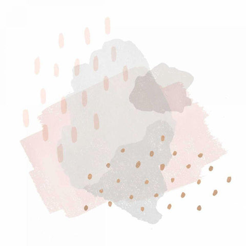 Lovely Blush III Gold Ornate Wood Framed Art Print with Double Matting by Hershey, Moira