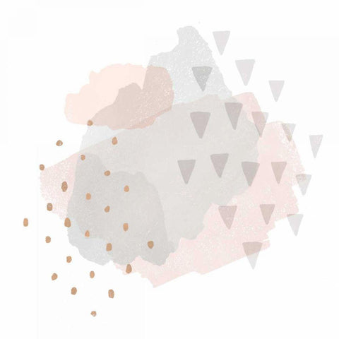 Lovely Blush IV White Modern Wood Framed Art Print with Double Matting by Hershey, Moira