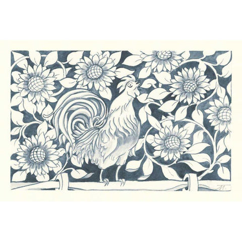 Farm Life I Gold Ornate Wood Framed Art Print with Double Matting by Thomas, Miranda