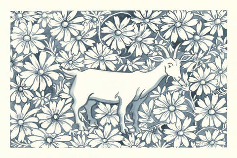 Farm Life III Black Ornate Wood Framed Art Print with Double Matting by Thomas, Miranda