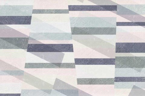 Pastel Reflections I Black Ornate Wood Framed Art Print with Double Matting by Hershey, Moira