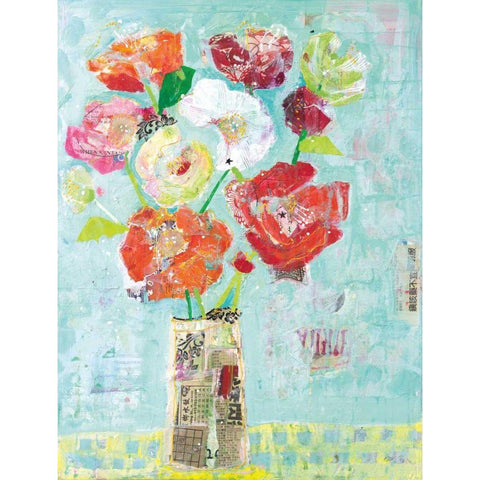 Jersey Queen White Modern Wood Framed Art Print by Day, Kellie