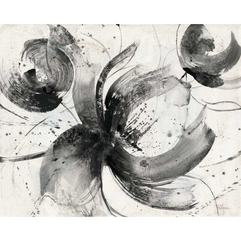 Bold III Black Modern Wood Framed Art Print by Hristova, Albena