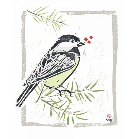 Winter Days VII White Modern Wood Framed Art Print by Day, Kellie