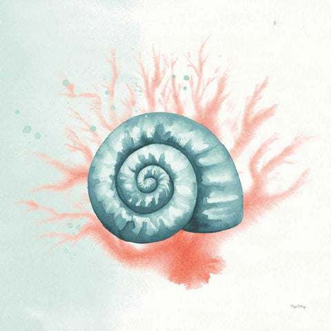 Splash I Black Modern Wood Framed Art Print by DeNeige, Elyse