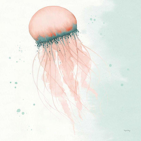 Splash IV Black Modern Wood Framed Art Print by DeNeige, Elyse