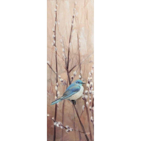 Pretty Birds II White Modern Wood Framed Art Print by Purinton, Julia