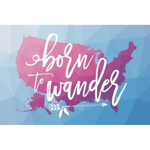 Geo Map Boho II White Modern Wood Framed Art Print by Hershey, Moira