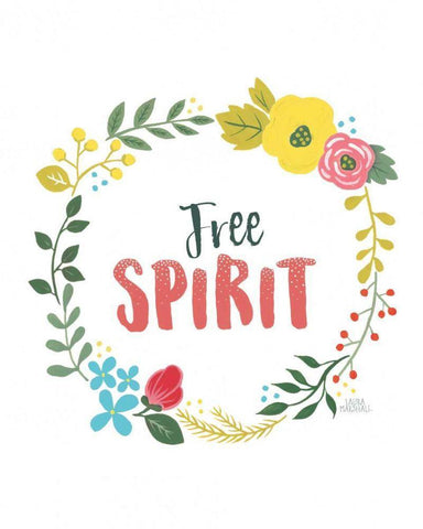 Wildflower Daydreams III v2 on White White Modern Wood Framed Art Print with Double Matting by Marshall, Laura