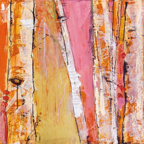 Where the Sun Sleeps I Light White Modern Wood Framed Art Print by Day, Kellie