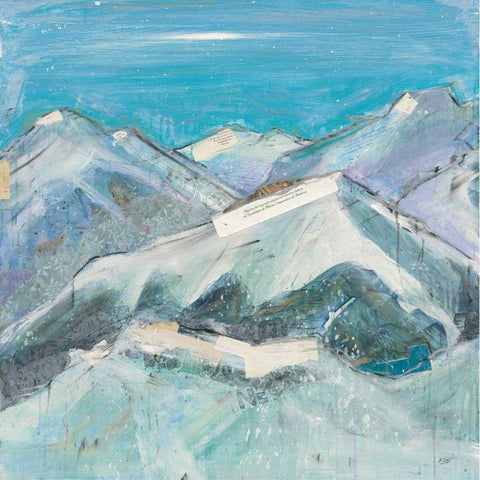 The Sun Never Says I Aqua White Modern Wood Framed Art Print by Day, Kellie