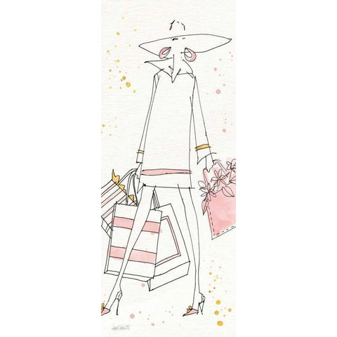 Fashion Feet VI White Modern Wood Framed Art Print by Tavoletti, Anne