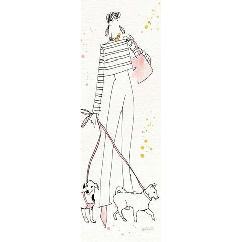 Fashion Feet VII Crop Gold Ornate Wood Framed Art Print with Double Matting by Tavoletti, Anne