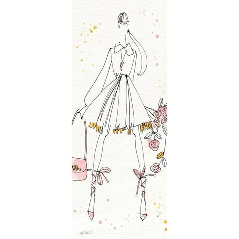 Fashion Feet VIII Black Modern Wood Framed Art Print with Double Matting by Tavoletti, Anne