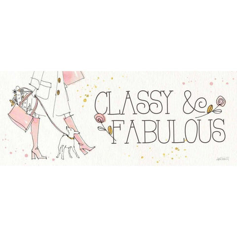 Fashion Feet IX Black Modern Wood Framed Art Print by Tavoletti, Anne