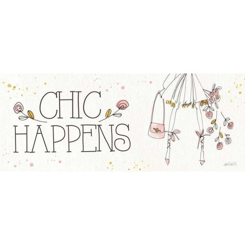 Fashion Feet XII Black Modern Wood Framed Art Print by Tavoletti, Anne