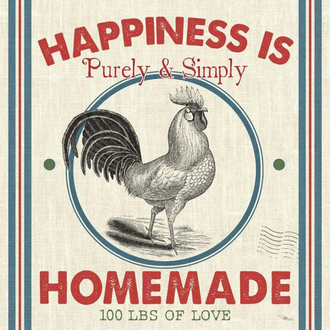 Sweet Farmhouse II White Modern Wood Framed Art Print with Double Matting by Pela Studio