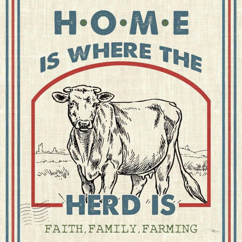 Sweet Farmhouse IV White Modern Wood Framed Art Print with Double Matting by Pela Studio