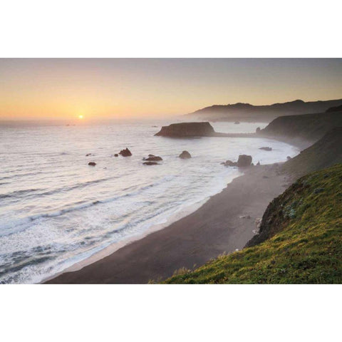 Sonoma Coast I Gold Ornate Wood Framed Art Print with Double Matting by Audit, Lisa