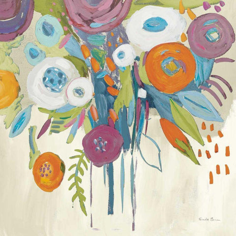 Midnight Magic Autumn Black Modern Wood Framed Art Print with Double Matting by Zaman, Farida