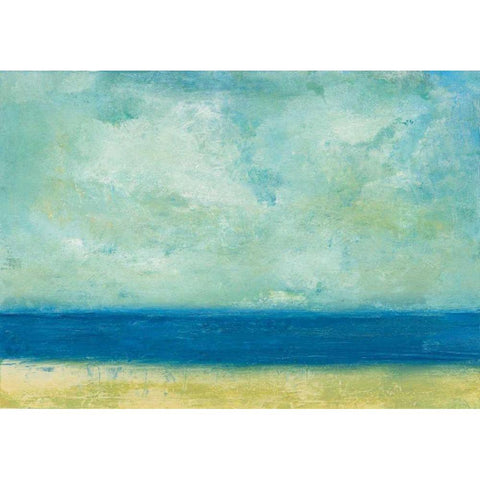 On the Cape IV Black Modern Wood Framed Art Print with Double Matting by Warrick, Cheryl