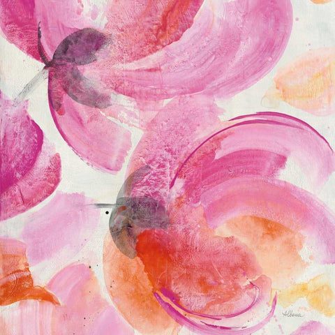 Joyous II Black Modern Wood Framed Art Print by Hristova, Albena