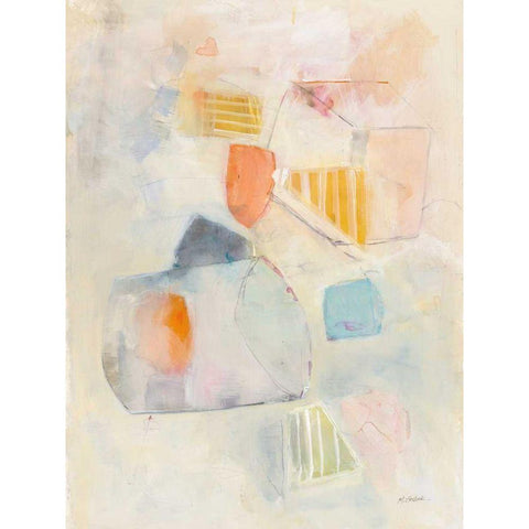 Let Them Eat Cake Black Modern Wood Framed Art Print by Schick, Mike