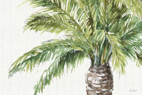 Mixed Greens II Black Ornate Wood Framed Art Print with Double Matting by Audit, Lisa