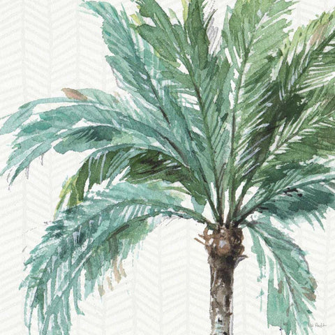 Mixed Greens IV White Modern Wood Framed Art Print with Double Matting by Audit, Lisa