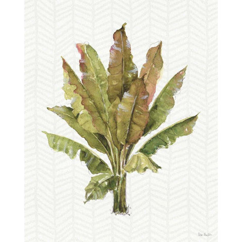 Mixed Greens IX White Modern Wood Framed Art Print by Audit, Lisa