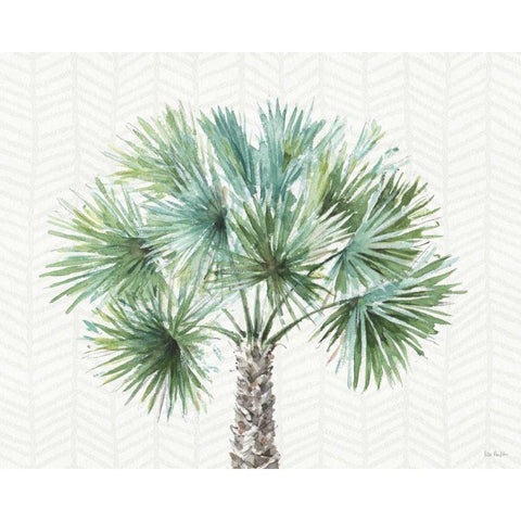 Mixed Greens XIII Black Modern Wood Framed Art Print with Double Matting by Audit, Lisa