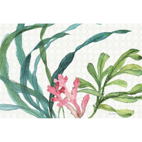 Mixed Greens XVII White Modern Wood Framed Art Print by Audit, Lisa