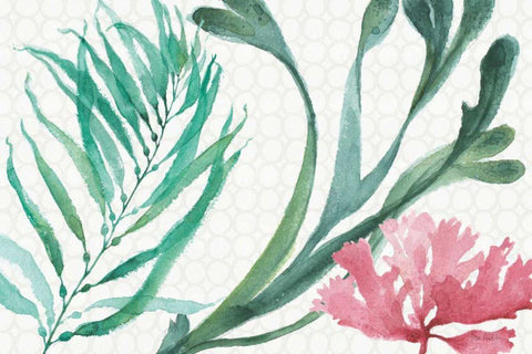 Mixed Greens XVIII Black Ornate Wood Framed Art Print with Double Matting by Audit, Lisa