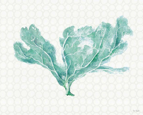 Mixed Greens XXIX White Modern Wood Framed Art Print with Double Matting by Audit, Lisa