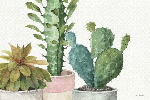 Mixed Greens XXXIII Black Ornate Wood Framed Art Print with Double Matting by Audit, Lisa