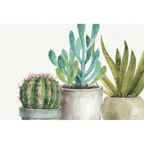 Mixed Greens XXXIV Gold Ornate Wood Framed Art Print with Double Matting by Audit, Lisa