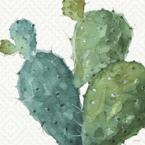 Mixed Greens XXXVI White Modern Wood Framed Art Print with Double Matting by Audit, Lisa