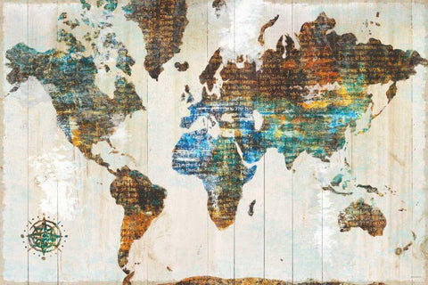 World of Wonders Black Ornate Wood Framed Art Print with Double Matting by Schlabach, Sue