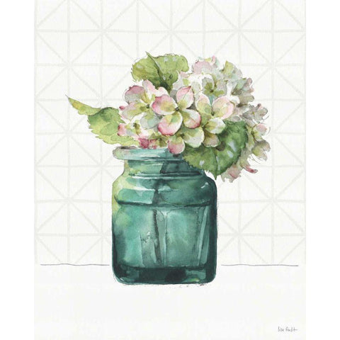 Mixed Greens LVII Black Modern Wood Framed Art Print with Double Matting by Audit, Lisa