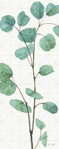 Mixed Greens LIX White Modern Wood Framed Art Print with Double Matting by Audit, Lisa