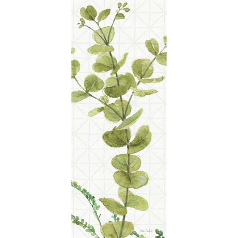 Mixed Greens LX Black Modern Wood Framed Art Print with Double Matting by Audit, Lisa