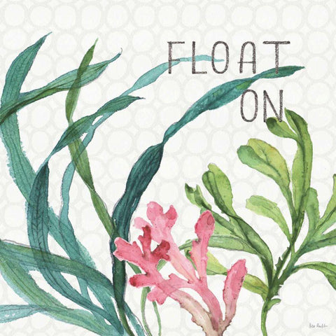 Mixed Greens LXVIII White Modern Wood Framed Art Print with Double Matting by Audit, Lisa