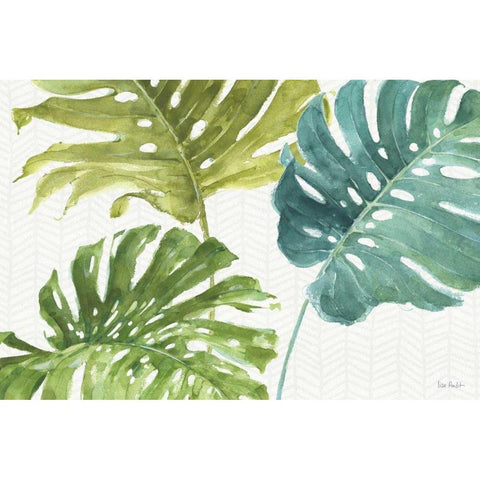 Mixed Greens LXIX Black Modern Wood Framed Art Print with Double Matting by Audit, Lisa